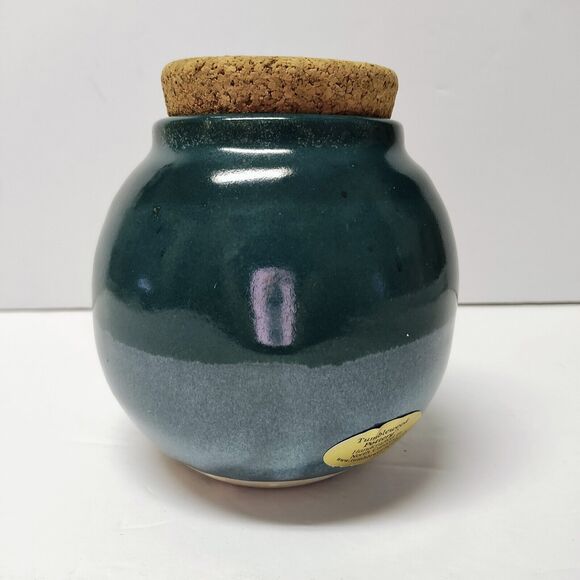 Piggy Bank or Jar w/ Cork Handcrafted Pottery "What The IRS Missed Mi$sed" - Picture 3 of 10